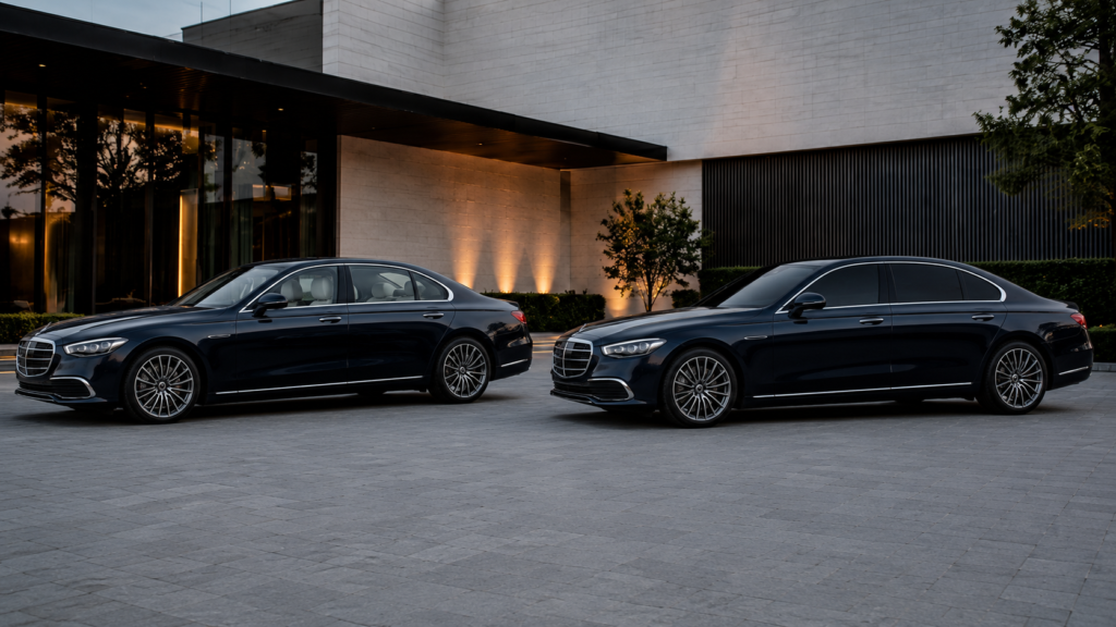 Luxury vehicle with professionally tinted windows